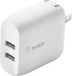 USB-A WALL CHARGER 12W + LIGHTNING TO USB-A CABLE