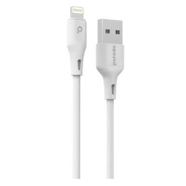 LIGHTNING TO USB-A CABLE 3M WHITE PVC