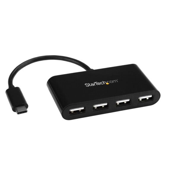 USB-C 4 PORT MINI HUB BLACK