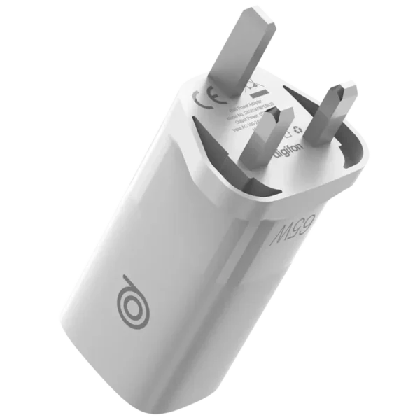 DIGIFON CHEETAH 65W CHARGER UK- WHITE