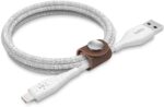 DURATEK PLUS LIGHTNING TO USB-A CABLE+STRAP FOR IPHONE BLACK