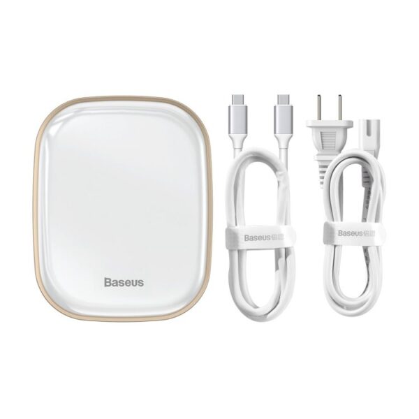 Baseus Type-C HUB Adapter AC Multifunctional Charger White