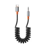 3.5MM AUDIO CABLE WITH LIGHTNING CONNECTOR 1.8M BLACK