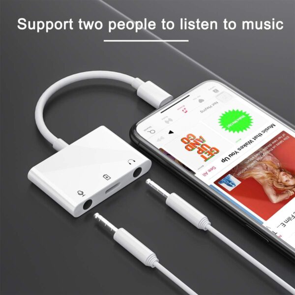 LIGHTNING AUDIO+CHARGE ROCKSTAR WHITE