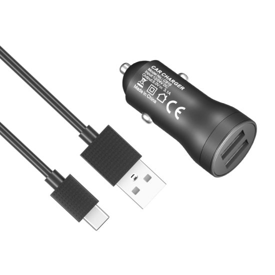CAR CHARGER + USB PORT (ANDROID)
