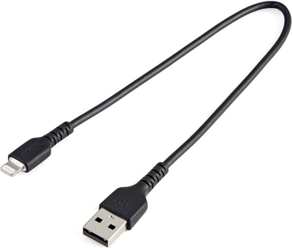 LIGHTNING TO USB-A CABLE 15CM/6INCH (BLACK)