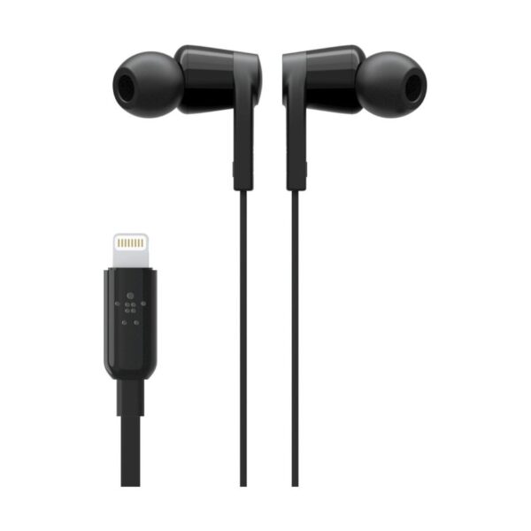ROCKSTAR HEADPHONES WITH LIGHTNING CONNECTOR(BLACK)