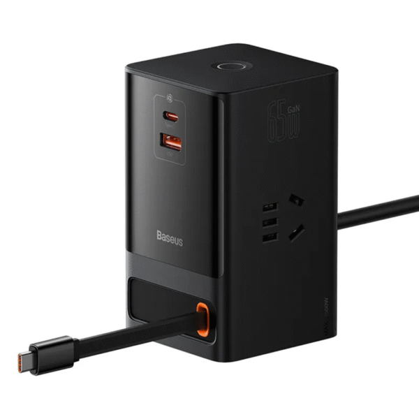 Baseus Power-Combo Digital Power-Strip Black