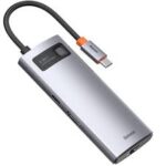 Baseus Metal Gleam Series 6-in-1 Multifunctional Type-C HUB