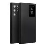 GALAXY S24 ULTRA BLACK SMART COVER FAUX LEATHER