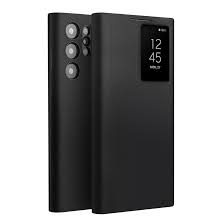 GALAXY S24 ULTRA BLACK SMART COVER FAUX LEATHER